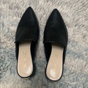 NIB Enzo Dellwin Black Mules